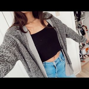 cozy urban outfitters knit cardigan